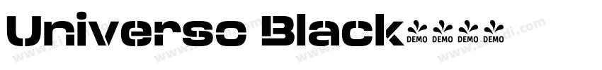 Universo Black字体转换
